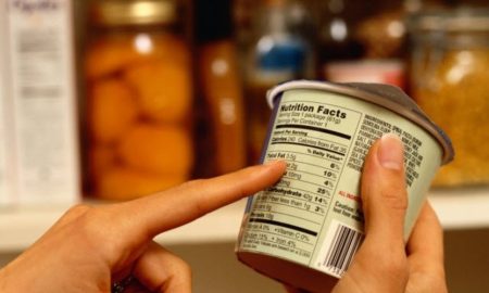nutrition label